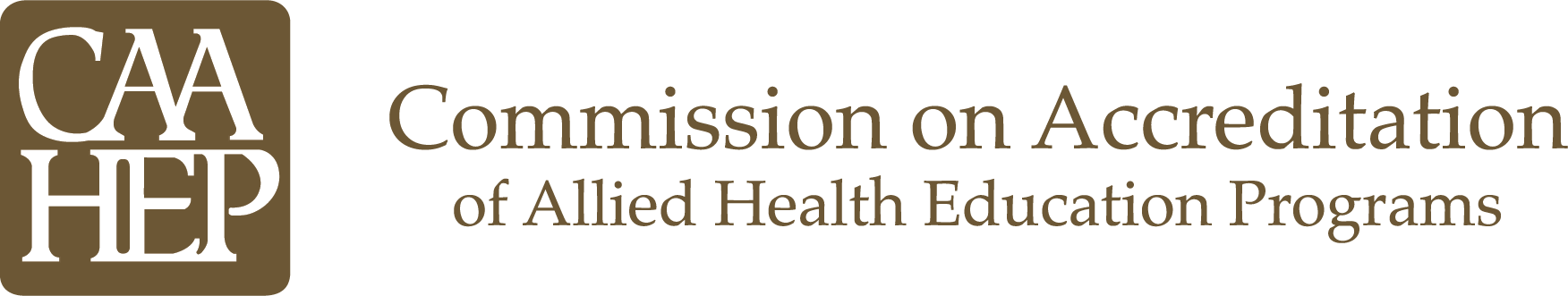 Commission on Accreditation of Allied Health Education Programs (CAAHEP) Logo